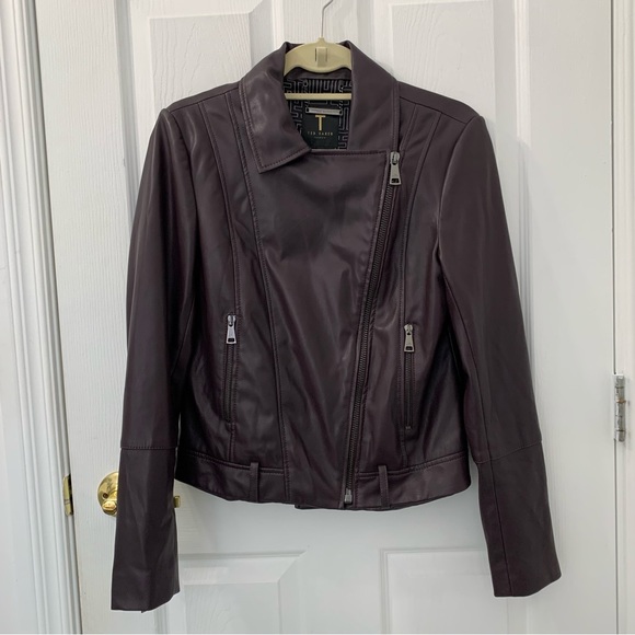 TED BAKER LONDON Leather Jacket - Picture 2 of 15